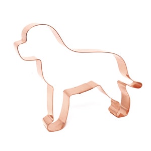 Copper Lagotto Romagnolo Cookie Cutter, Dog Cookie Cutter, 5.25 x 4 inches, Made in USA