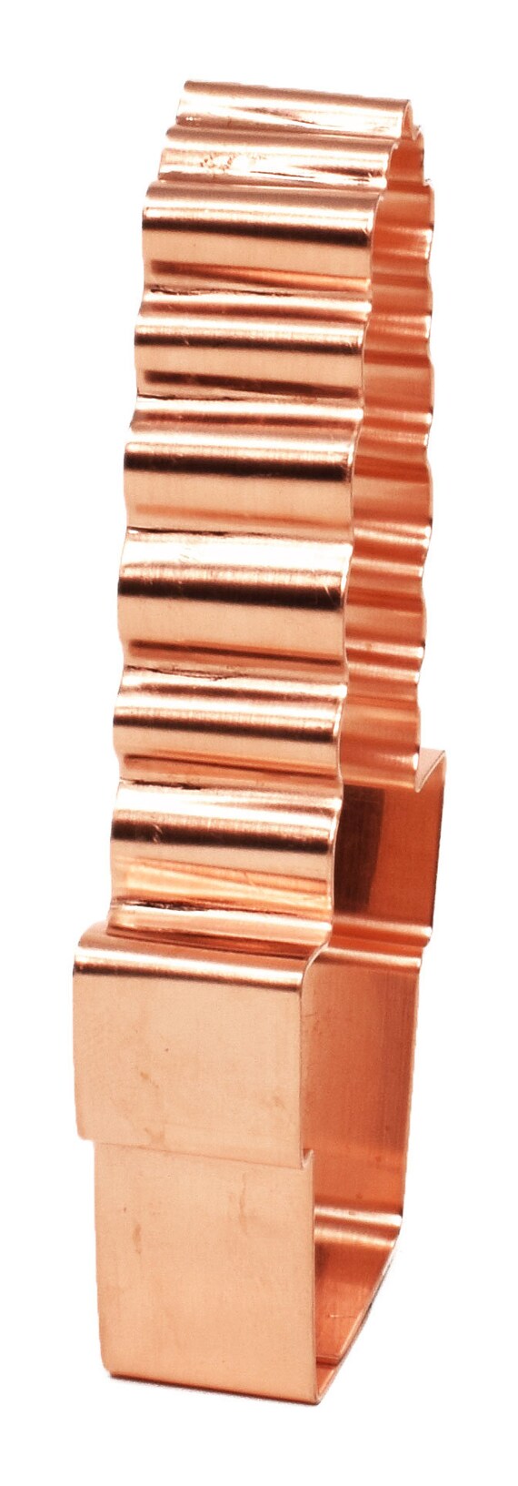 The Fussy Pup Flower Pot Cactus Cookie Cutter - Handmade Solid Copper Southwest Desert Theme Cutter