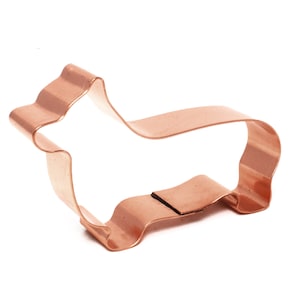 Corgi Cookie Cutter: 3.25&quot; Copper Dog Breed Gift - USA Made