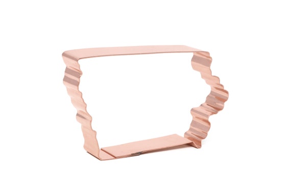 State of Iowa ~ Copper Cookie Cutter - Handcrafted by The Fussy Pup