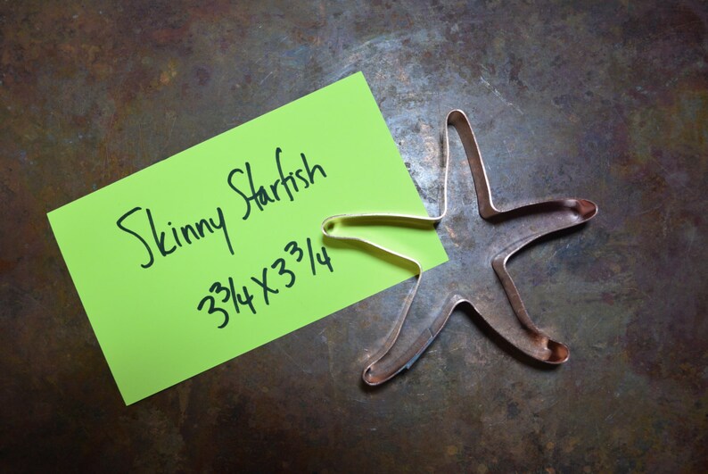 Skinny Starfish Cookie Cutter Handcrafted by The Fussy Pup