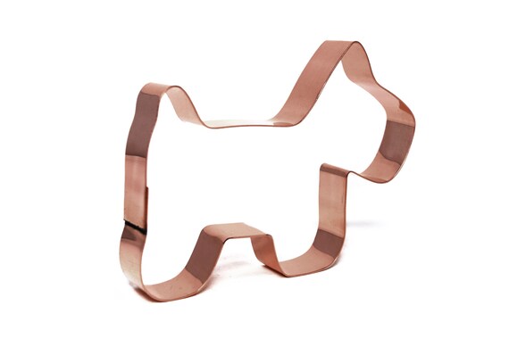Simple Primitive Dog Cookie Cutter - Hand Crafted by The Fussy Pup