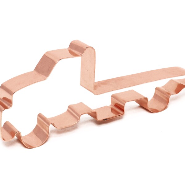 Flatbed Tow Truck Copper Cookie Cutter  - Handcrafted by The Fussy Pup