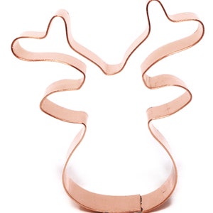 Santa's Reindeer Face Christmas Cookie Cutter Handcrafted by The Fussy Pup image 3
