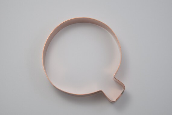 The Letter Q Copper Alphabet Cookie Cutter - Handcrafted by The Fussy Pup