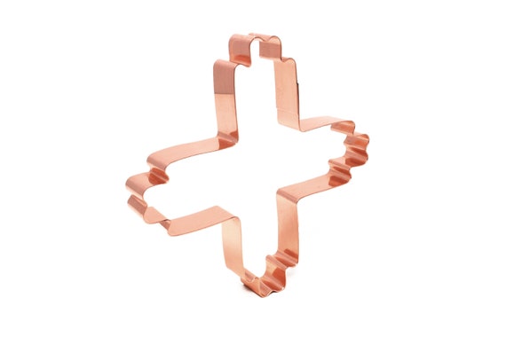 Zia Symbol Southwestern Cookie Cutter 5.25 X 5.25 inches - Handcrafted Copper Cookie Cutter by The Fussy Pup