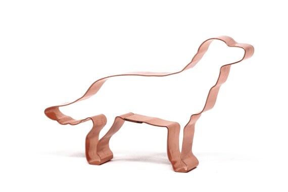 No. 1 Drentsche Patrijshond Metal Dog Breed Cookie Cutter 4.5 X 3 inches - Handcrafted Copper Cookie Cutter by The Fussy Pup