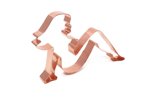 Sexy Mudflap Girl Metal Cookie Cutter 6 X 3.75 inches ~ Handcrafted Copper Cookie Cutter by The Fussy Pup