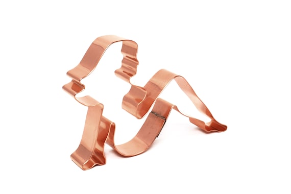 Small Sexy Mudflap Girl ~ Copper Cookie Cutter ~ Handcrafted by The Fussy Pup