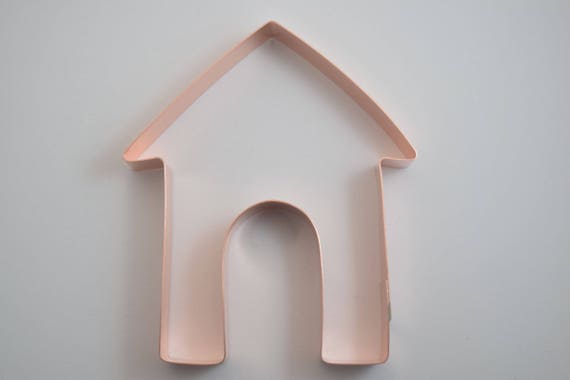 5 Inch Large Dog House Cookie Cutter - Handcrafted by The Fussy Pup