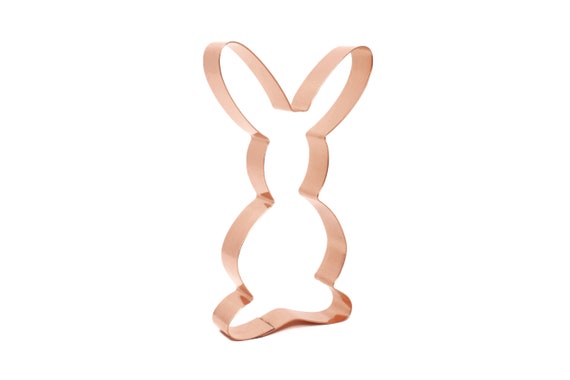 Large Cute Little Long Eared Bunny Easter Cookie Cutter - Handcrafted by The Fussy Pup