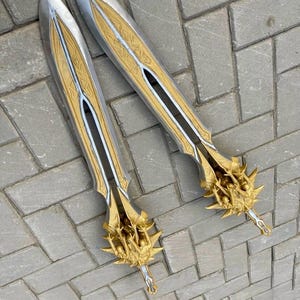 Handmade God of War Olympus Sword: Metal Cosplay Non Functional Anime Replica image 3