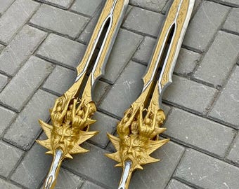 Handmade God of War Olympus Sword - Cosplay Metal  Blade - Non- Functional Anime Replica - Gift for Him | Legendary Display Sword