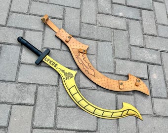 Red Rising Sling Blade Replica | Darrow Razor Inspired Cosplay Prop | LYKOS Collector Display Sword