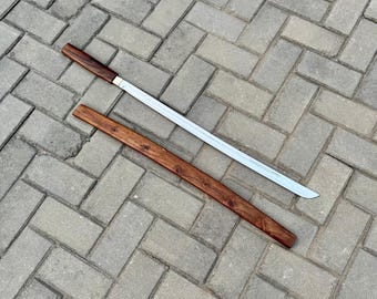 Hand Forged Japanese Tanto Sword | Samurai Shirasaya Ninja Blade | Katana Stye Sword