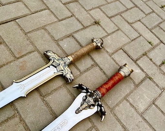 Handmade Conan Atlantean Sword Replica | Stainless Steel Barbarian Sword