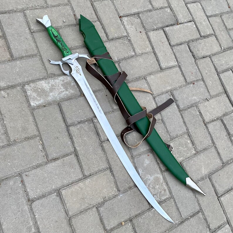 Épée de la roue du temps forgée à la main - Viking Buster Blade - Édition collector Sword with scabbard