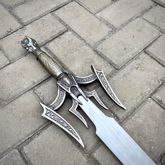 Handmade Conan Atlantean Sword Replica: Stainless Steel Barbarian Cosplay