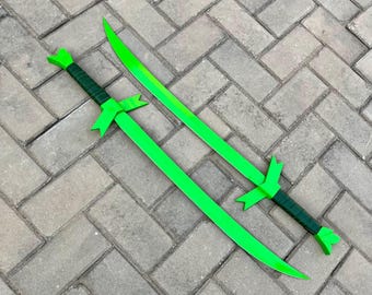 Espada de hierba de Finn hecha a mano - Accesorio de cosplay de acero inoxidable de Hora de Aventuras