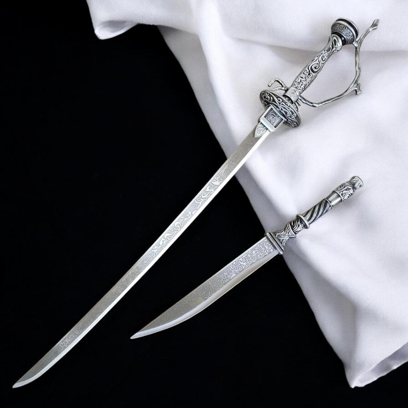 J*P様 模造刀　Bloodborne 金属製 Lady Maria Rakuyo Replica Sword - Bloodborne Dual Blade Cosplay