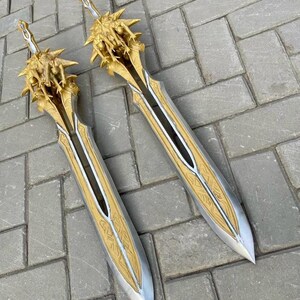 Handmade God of War Olympus Sword: Metal Cosplay Non Functional Anime Replica image 2