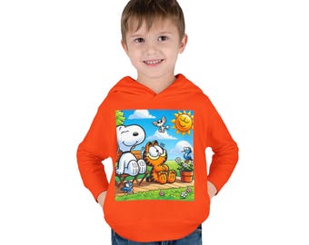 Sudadera con capucha Garfield Sunny Garden / Sudadera con capucha para niños pequeños