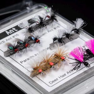 Dry Flies Set &quot;Ant Set&quot; - 15 pcs. Small dries ants grayling trout