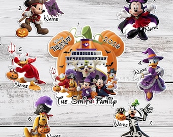Personalized Halloween Cruise Magnet, Halloween On The High Seas 2026 New Magnet, Wish Dream Fantasy Magic Wonder Halloween Cruise Magnet