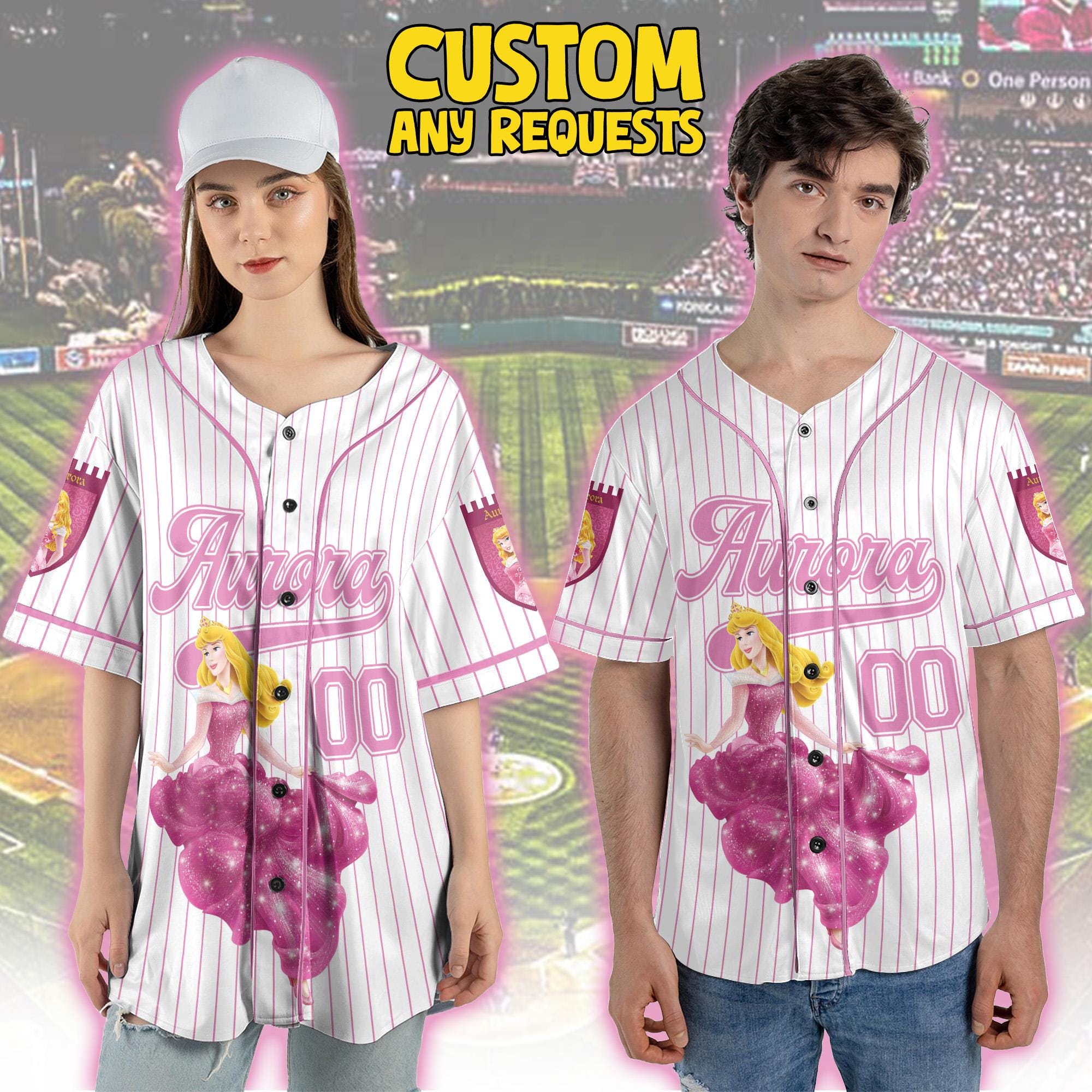 Discover Custom Disney Sleeping Beauty Princess Aurora Jersey, Disney Princess Girl Trip Matching