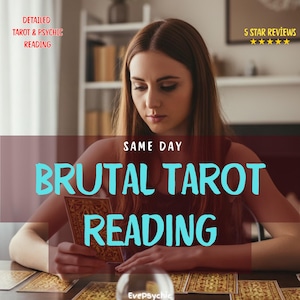 Same Day Brutal Tarot Reading: Honest Psychic Insights & Spiritual Guidance