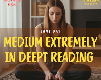 Medium Psychic Reading: Love, Career, Spiritual Guidance Same Day Medium Advice
