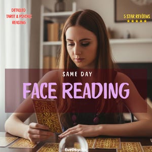 Telepathic Face Reading: Same Day Psychic Insight, Life General Reading