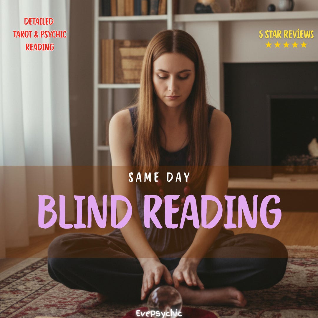 Blind Tarot Reading: Psychic Medium Guidance Same Day Reading - Etsy