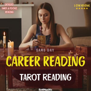 Career Tarot Reading, Same Day Intuitive Psychic Jop Guidance, Medium Finance and Money Reading