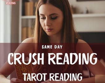 Lectura de Tarot Crush: Lectura psíquica del amor, el mismo día, telepatía