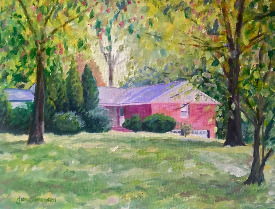 House Portrait Oil Painting of Your Home Great Personal and Etsy