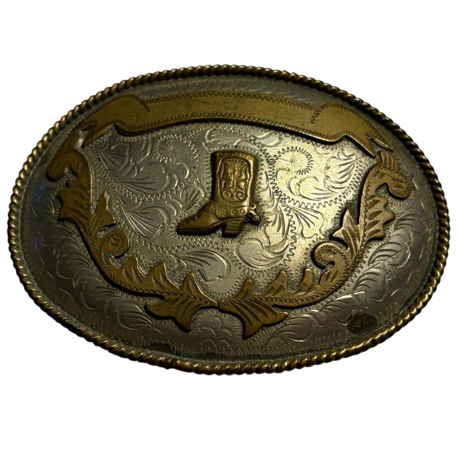 Beautiful Leather Work Belt Alpaca Mexico Silver Gold Tone Buckle Personalized C Alpaca Silver Belt - Etsy Canada main image 4