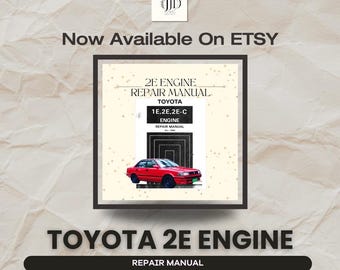 Toyota Corolla 2E ENGINE Repair Manual