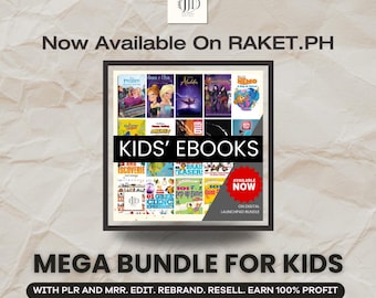 MEGA Kids eBook Bundle - 7,000+ Collection of eBooks Storybooks Coloring books Worksheets Busy books Bible Stories Tracing pads PLR & MRR
