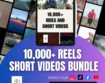 Plus de 10 000 rouleaux de médias sociaux - Lot de courtes vidéos virales (PLR et MRR)