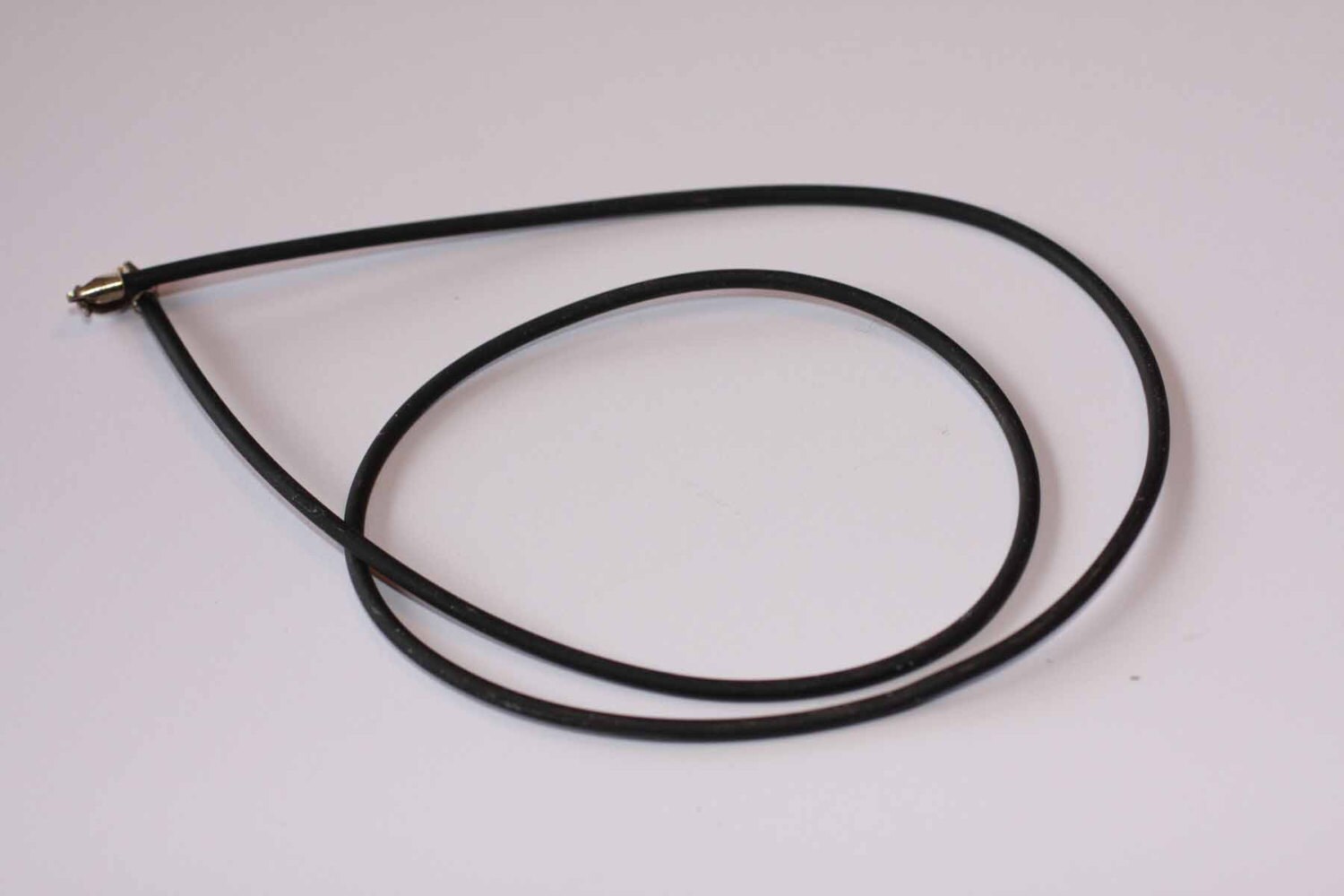 Rubber necklace cord with clasp Etsy