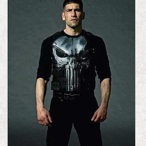 Punisher Tactical Leather Vest: Skull Armor Cosplay Costume