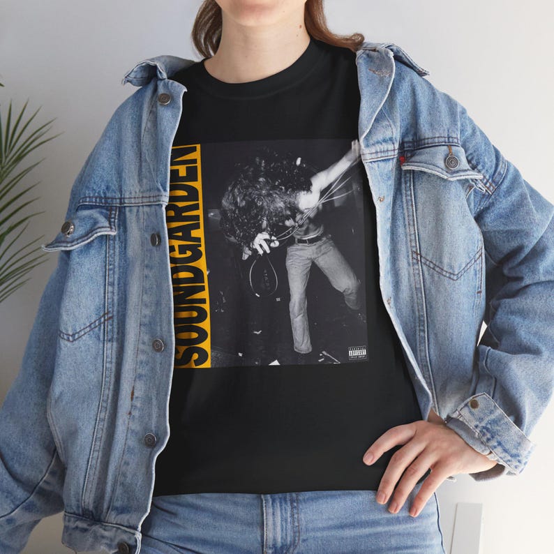 Soundgarden Louder Than Love Album Cover Music Shirt, Grunge Aesthetic Top, Rock Band Merchandise, Gift for Music Lovers image 4
