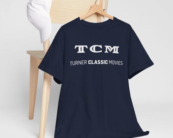 TCM Turner Classic Movies Tee | Vintage Film Logo T-shirt - Etsy