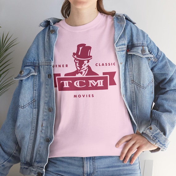 TCM Turner Classic Movies Logo Tee | Vintage Film Emblem T-shirt