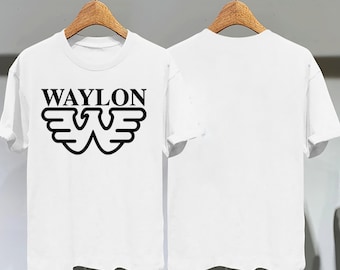 Waylon Jennings Unisex Heavy Cotton Tee - Vintage Country Music Shirt, Classic Outlaw Country Fan Gift, Music Lover Top, Retro Band T-shirt,