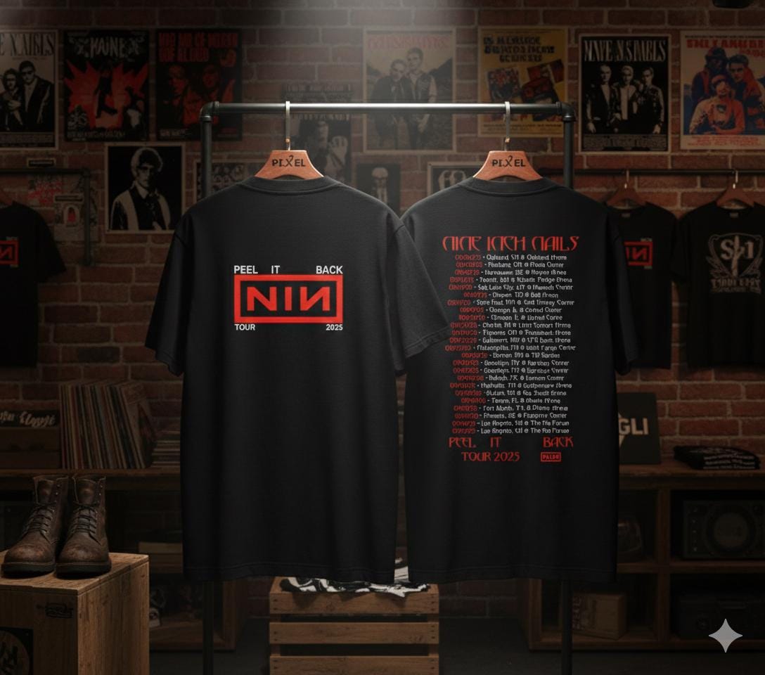 Nine Inch Nails 2025 Shirt - Etsy