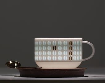 Artisanal Openwork Coffee Cup Gift Set