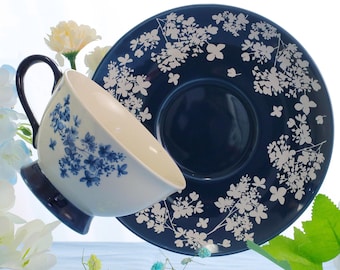 Chinese Willow Tea Cup - Luxury Home Decor | Vintage-Inspired Dinnerware