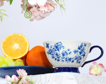 Chinese Willow Tea Cup - Luxury Home Decor | Vintage-Inspired Dinnerware